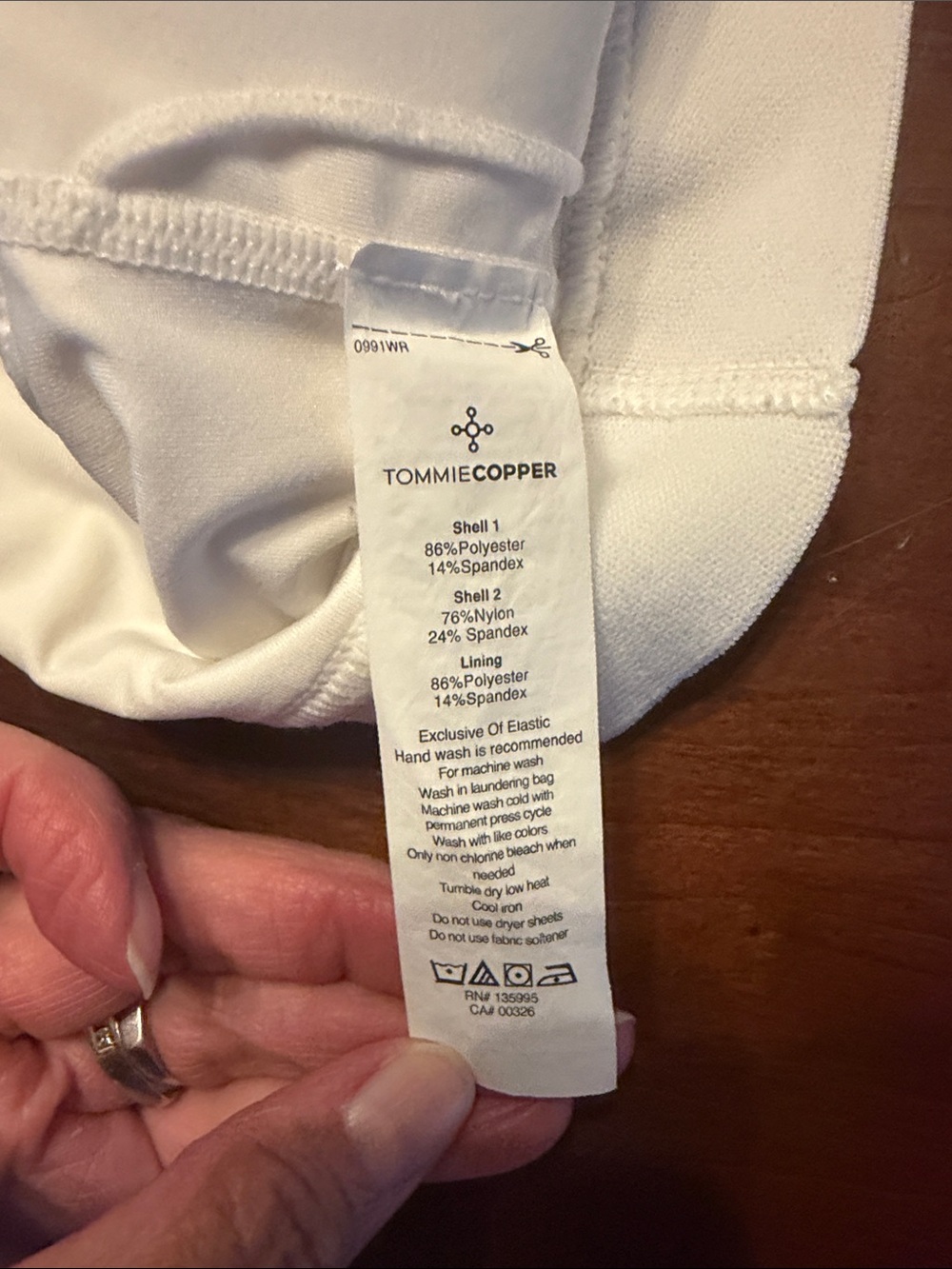 Tommie copper White Seamless V-Neck posture and support sports Bra - Picture 4 of 6